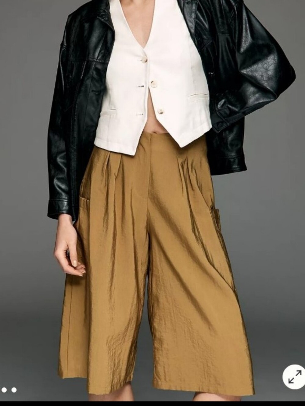 NWT NWT Maeve Wide Leg Cargo Culotte Pants